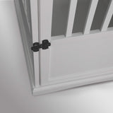 Casual Home Wooden Pet Crate, End Table, Medium, New White Casual Home