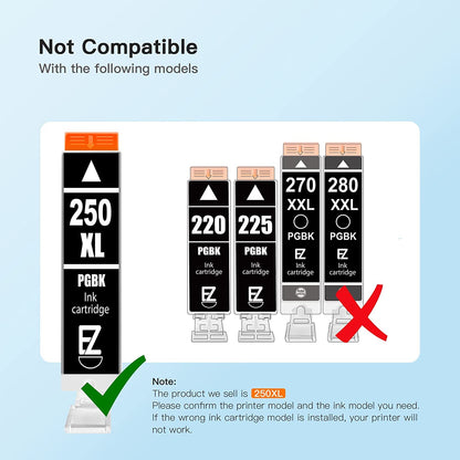 E-Z Ink Compatible Ink Cartridges Replacement for Canon 250 251 XL PGI-250XL CLI-251XL to use with PIXMA MX922 MX920 IX6820 MG5520 MG7520 IP8720 MG6620 MG6320 MG7120 (15 Pack)