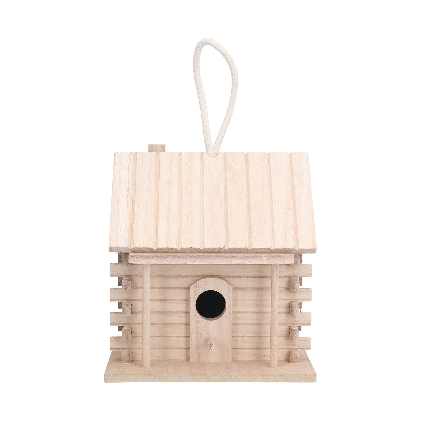 Wooden Birdhouse Kit for Adults to Build, Wooden Birdhouse, Bird Houses for Outside, for Outdoors with Standing Pole for Garden, Yard, Birdhouse Wood Bird House