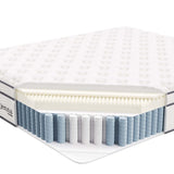 Modway Jenna 14” Innerspring and Memory Foam California King Mattress With Individually Encased Coils, White Modway