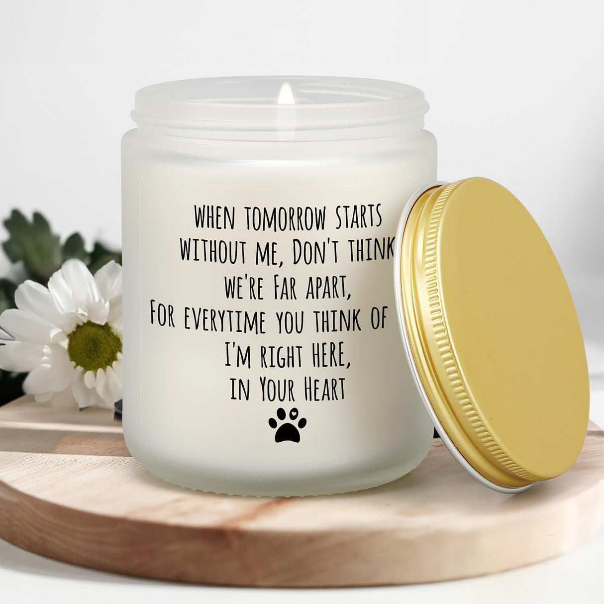 Dog Memorial Gifts for Loss of Dog, Pet Loss Gifts, Sympathy Candle for Cats Doggie Passing Away, Bereavement Remembrance Grief Condolence Present for Pet Lovers Friends Families in Memory of Doggie PARDIEUR