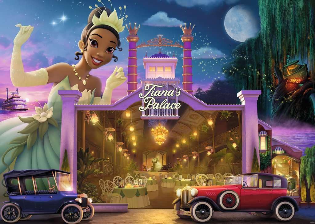 Ravensburger Disney Castle Collection - Tiana 1000 Piece Jigsaw Puzzle | Unique Softclick Technology | Engaging Imagery | Perfect for Disney Fans Ravensburger