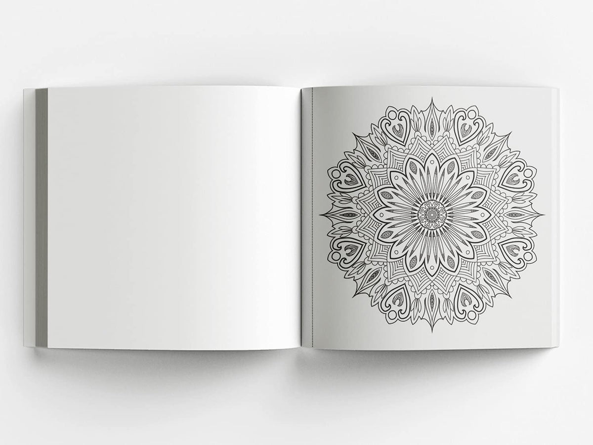Mandala Art: Colouring books for Adults with tear out sheets Wonder House