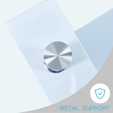 Btrpily Living Room Rectangle Coffee Table, Tea Table Suitable for Waiting Room, Modern Side Coffee Table with Wooden Leg, Glass Tabletop with Lower Shelf, 39.5*23.5*17.5 inches , White Btrpily