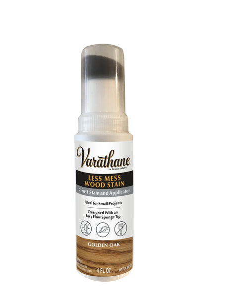 Varathane Less Mess Wood Stain and Applicator, 4 oz, Golden Oak Varathane