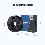 ANYCUBIC ASA Filament 1.75mm, Weather & Heat Resistant, 3D Printer Filament Suitable for Printing Outdoor Functional Parts, Dimensional Accuracy +/- 0.02mm, 1KG Spool, Black ANYCUBIC