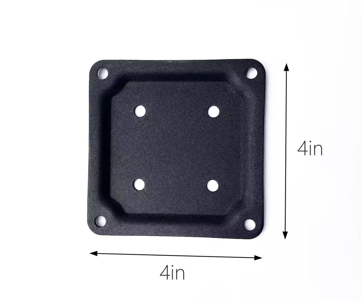 4 Wood Post Plate Connector,Deck Porch Railing Support Base, 4" x 4" Wood Fence Post Anchor BaseDeck Porch Railing Support Base (4) WoodArtSupply