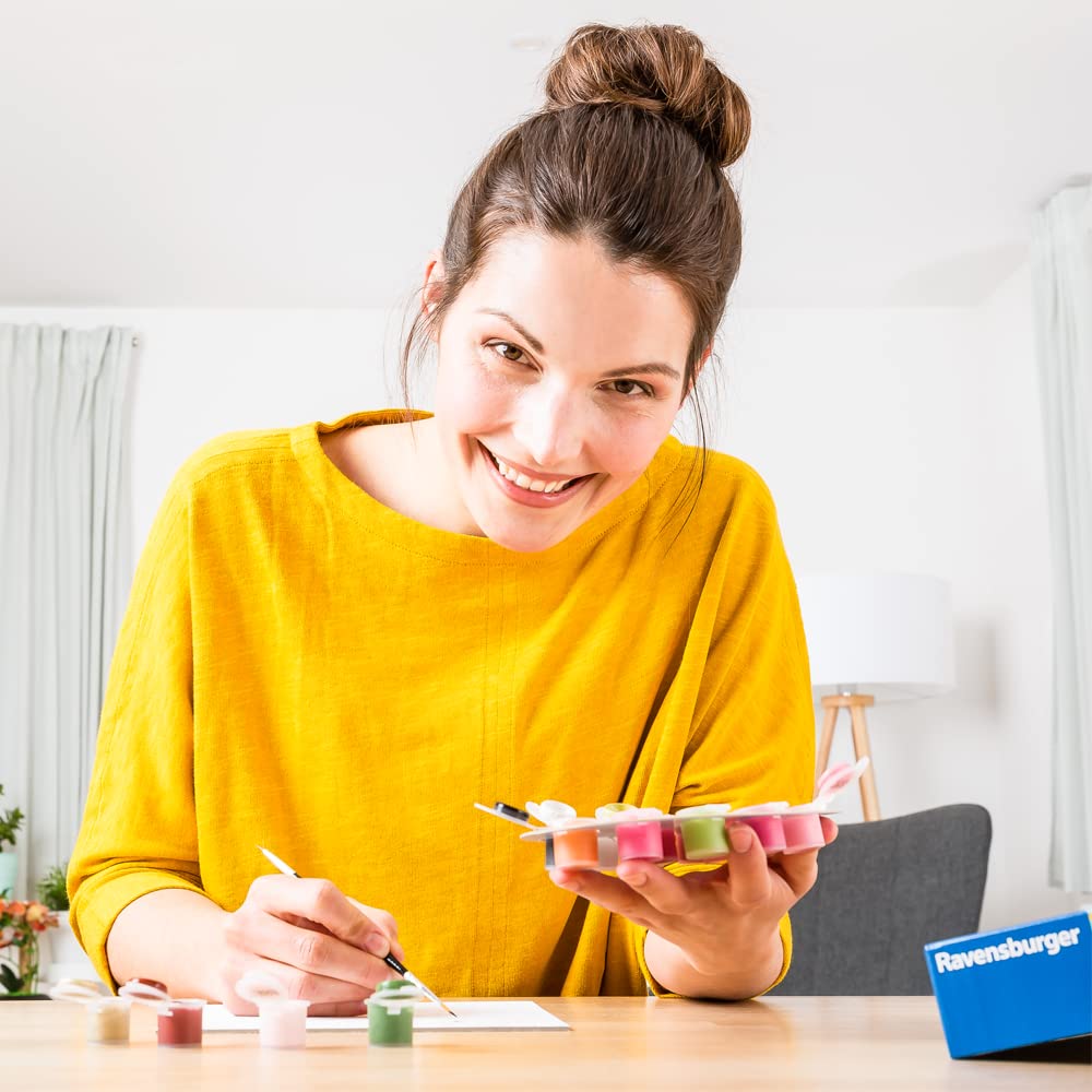 Ravensburger Singing Kitten Paint by Numbers Kit for Children - Painting Arts and Crafts for Kids Age 12 Years Up Ravensburger