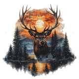 WSLWXSHM Diamond Painting Kits for Adults Deer, Animal Round Full Drill Diamond Art Kits, 5D DIY Paint with Diamonds Crafts for Home Wall Decoration Gifts 12×12Inch WSLWXSHM