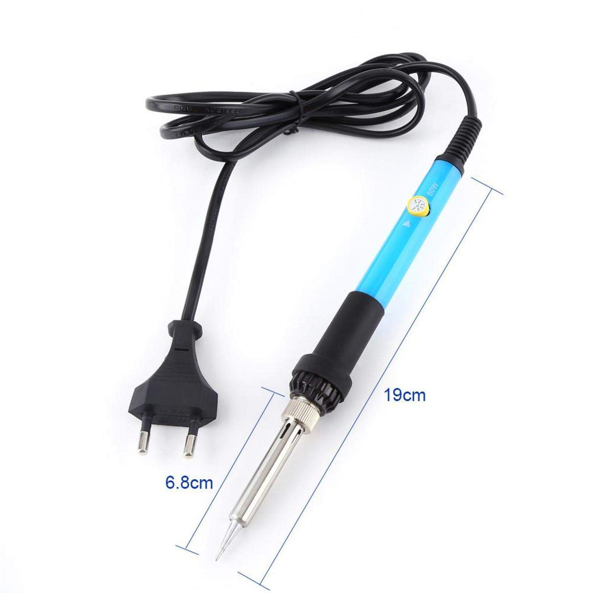 Soldering Iron Kit 220V 60W Adjustable Temperature Soldering Iron with 5 Tips EVTSCAN