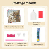 AMORARS Bird Diamond Painting Kit for Adults, 5D Landscape Diamond Art Beginners - DIY Full Diamond Dot Gem Art Paintings, Suitable Gifts, and Home Decoration Crafts，12x12Inch AMORARS