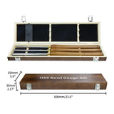 DEEFIINE 3 Pcs HSS Bowl Gouge Lathe Chisel Set, Wood Lathe Bowl Turning Tools with Wooden Box, 1/4-Inches, 3/8-Inches and 1/2-Inches chisels for woodturning DEEFIINE
