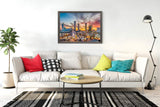 DIY 5D Diamond Painting Kit Atlanta Georgia USA Downtown Skyline Ga Midtown Landscape Scene 14" X 20" Adult Full Drill Rhinestone Cross Stitch Art Crafts for Home Decoration Suklly
