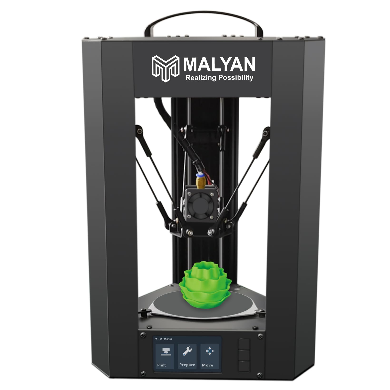 MALYAN M300 Mini 3D Printer - Fully Assembled FDM 3D Printers for Kids and Beginners, Small FDM 3D Printer for Home Use,Printing Size 100*φ100 mm - WoodArtSupply