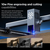 ACMER P2 Laser Engraver,10W(1000mW) Output Laser Cutting Machine,Laser Engraving Machine,CNC Laser Cutting Machine and Engraving Machine for Stainless Steel,Wood,Metal,Acrylic,Leather and More ACMER