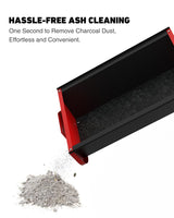 19 inch Charcoal Grill, Small Portable Barbecue Grill with Storage Travel Bag, Easy to Assemble BBQ Grill, 231 Square Inches Cooking Space, Perfect for Small Patio, Backyard, Picnics, Camping, Beach GRiliFE