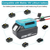 ZLWAWAOL 2 Pack Power Wheel Adapter with Fuse & Switch, BatteryAdapter for 18V Lithium Battery,Power Convertor for DlY Ride On Truck,RC Toys,Robotics and Work Lights ZLWAWAOL