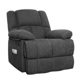 LPFLPF Oversized Recliner Chair,Wide Manual Recliner,Lounge Chair for Living Room,Theater Seating for Big Man, Grey LPFLPF