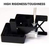 GratKit Upgraded ABS-Like 3D Printer Resin, High Toughness 405nm UV Curing Resin, Scratch Resistant and Compatible with SLA, LCD and DLP Printers for Industrial Parts Printing - 1000g, Black GratKit