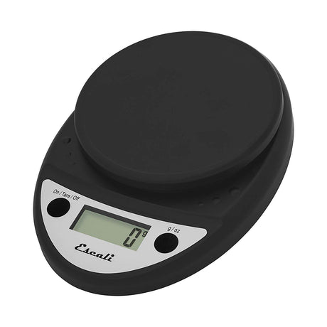 Escali Primo Digital Food Scale Multi-Functional Kitchen Scale and Baking Scale for Precise Weight Measuring and Portion Control, 8.5 x 6 x 1.5 inches, Black Escali