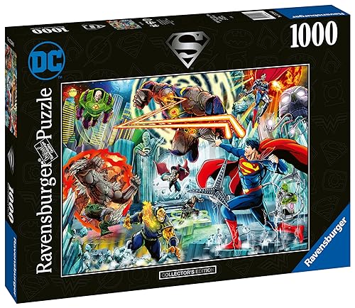 Ravensburger Superman Collector's Edition 1000 Piece Jigsaw Puzzle for Adults - 17298 - Every Piece is Unique, Softclick Technology Means Pieces Fit Together Perfectly Ravensburger