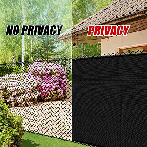 ShadeMart 90% Shade Fabric 20FT x 20FT Black Sun Shade Cloth, Privacy Screen with Reinforced Grommets for Outdoor Garden Pergola Patio Porch Carport, Shade for Plant Chicken Coop Kennel Animal Stall