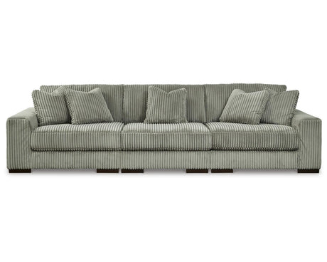 Signature Design by Ashley Lindyn Casual 3-Piece Sectional Sofa with Reversible Cushion, Gray Signature Design by Ashley