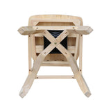 IC International Concepts Mission Barheight Stool with Swivel Seat Bar Height Table, 30", Ready to Finish IC International Concepts
