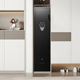 Marcree Gun Safe with Drawer, Rifle Safes for Home, Rifle Cabinet with Alarm System,Metal Gun Cabinets for Rifles and Pistols, Long Gun Safe with Two Movable Gun Racks, Digital Lock Marcree