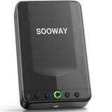 SOOWAY Car Gun Safe, Small Biometric Gun Safe for Handgun, Fingerprint Handgun Safe with 3 Ways Quick Access Pistol Safe for Travel, Nightstand Bedside SOOWAY