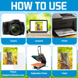 ZUYYON 3 Pcs Sublimation Passport Holder Cover Blanks PU Leather Heat Transfer DIY Travel Passport Holder Wallet Cover Blank Passport Wallet for Passport Business Cards Credit Cards(Pink, White) ZUYYON