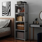 RIIPOO Storage Cubes Organizer Shelves, 4 Cube Bookcase Bookshelf for Bedroom Closet Small Spaces, Cube Storage Organizer Shelf for Kids Clothes Nursery RIIPOO