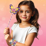 Imagimake Princess Craft Kit | 10 Mess-Free DIY Activities | Bracelet Making Kit, Unicorn Pouch, Butterfly Wands & Photo Frame | Girls Toys Age 6-8 | 5,6,7,8,9,10,11,12 Year Old Girl Birthday Gifts Imagimake