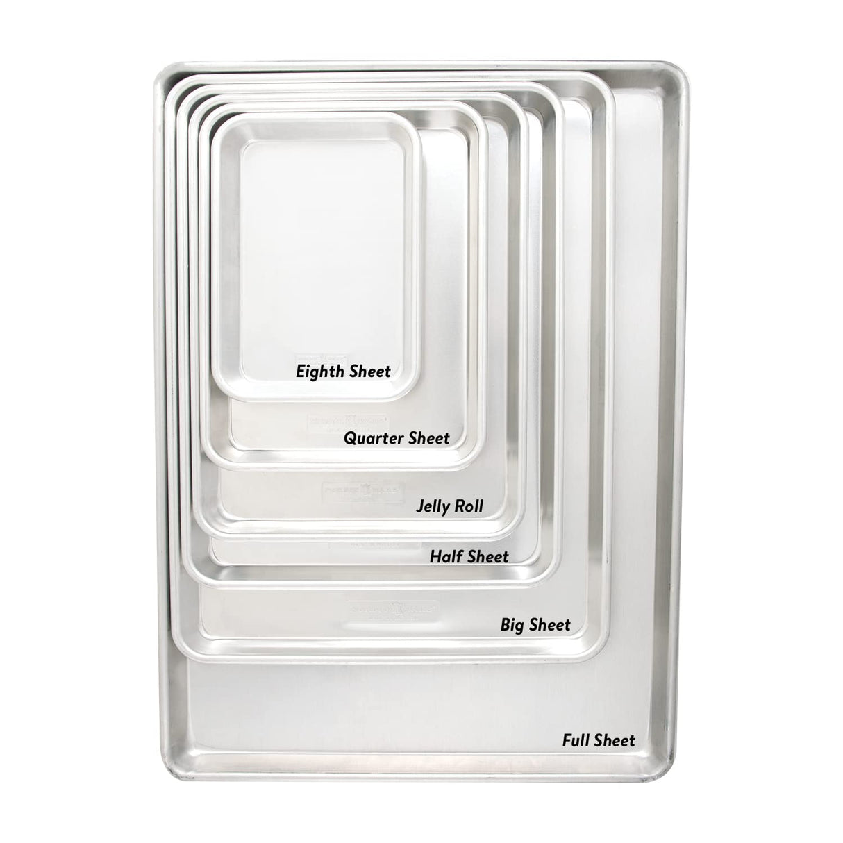 Nordic Ware Naturals Big Baking Sheet, 2 Pack, Silver Nordic Ware