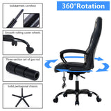 Gaming Chair Computer Chair Office Chair Ergonomic High Back Massage PC Desk Chair with Lumbar Support & Padded Armrest Racing Style Cheap Adjustable Swivel Chair for Women Men Adult, Camo Dkeli