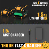 INSPIRITECH 21V Cordless Drill with 2 Batteries and Charger,3/8-Inch Keyless Chuck Power Drill Set,2 Variable Speed Electric Drill Driver, 19 Torque Setting with Drill/Driver Bits… INSPIRITECH