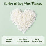 UNOTENA Soy Wax Flakes for Candle Making, Natural Candle Wax, Farm-Sourced, No Additives, Safe and Pure, 5LB UNOTENA