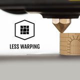 HATCHBOX Matte PLA 3D Printer Filament, Dimensional Accuracy +/- 0.03 mm, 1 kg Spool, 1.75 mm, Brown HATCHBOX