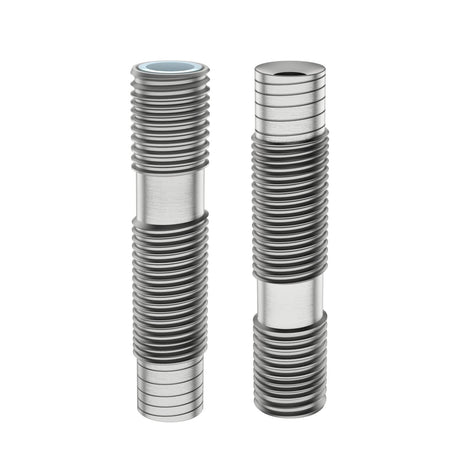 2PCS KP3S Titan Extruder Hotend Throat Stainless Steel M6 Thread 6 * 30mm for 1.75mm Filament 3D Printer Parts POJECITY