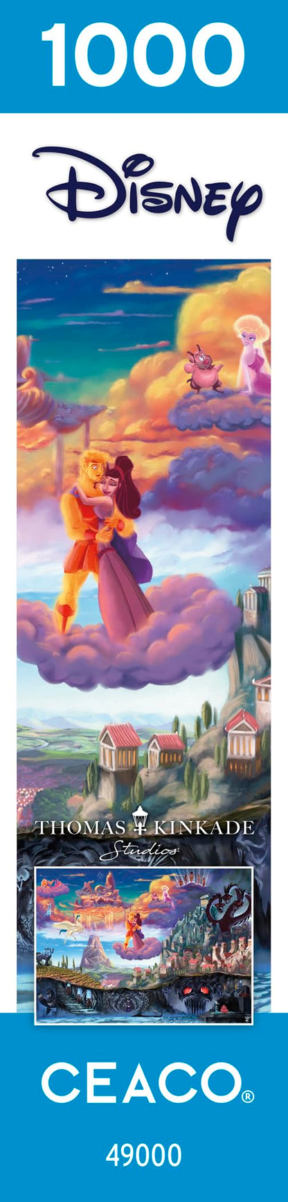 Ceaco - Thomas Kinkade - Disney - Hercules -1000 Piece Jigsaw Puzzle