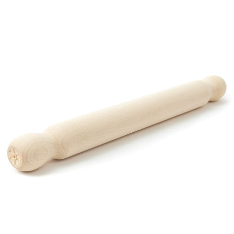 Tuuli Kitchen – French Wooden Rolling Pin, Baking Roller for Rolling Out Pizza, Pasta, Puff and Other Doughs, 40 x 4 cm tuuli