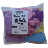 Wilde Tyke Girls Tiara and Crown Crafts Kit (12 Pack, 400 Foam Pieces) Princess Party Favor for Kids (TM) Wilde Tyke