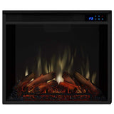 Real Flame Replaceable Electric Fireplace Heater Insert, Multi Flame Colors, Multi Brightness Levels, Adjustable Thermostat, Timer, Over Heat Protection, Automatic Safety Shut Off, Remote Control Real Flame