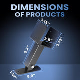 Pergola Roof Riser 3Pack Black Saddle 304 Stainless Steel Adjustable Angle Pergola Roof Riser Brackets for Patio Cover Wood Patio Pergola lunacme