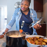 Windspeed Thermometer Pot Clip Holder(No Thermometer Include), 2Pcs Candy Thermometer Pot Clip Holder for Digital Thermometer Holder for Candle Soap Jam Candy Milk Chocolate Cooking Windspeed