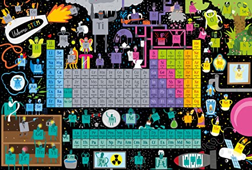 Usborne Book and Jigsaw Periodic Table Jigsaw: An Entertaining and Educational Exploration of the Universe's 118 Chemical Elements, with a 300-Piece Jigsaw and Online Activities for Enriched Learning Usborne