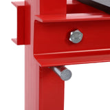 CRYBY Hydraulic Press, 6T/13227.74lbs Hydraulic Shop Press Manual Hydraulic Press with Plates, H-Frame Garage Floor Adjustable Shop Press Hydraulic Benchtop Press, 5.12In Stroke, 15.75*12.6*29.33Inch CRYBY