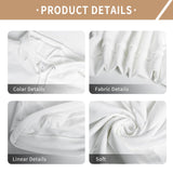 METFUIN 2 Pack Polyester Adult Hoodies for Sublimation White Blank Hooded Sweatshirt (XX-Large, White) METFUIN