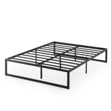 ZINUS Abel Modern Metal Platform Bed Frame with Steel Slat Support - No Box Spring Required, Easy Assembly, Queen Zinus