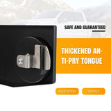 3mirrors Center Console Safe Gun Safe Box with Springs Hinge Compatible with 2021-2024 Ford F150, 2022-2023 F150 Lightning 3mirrors